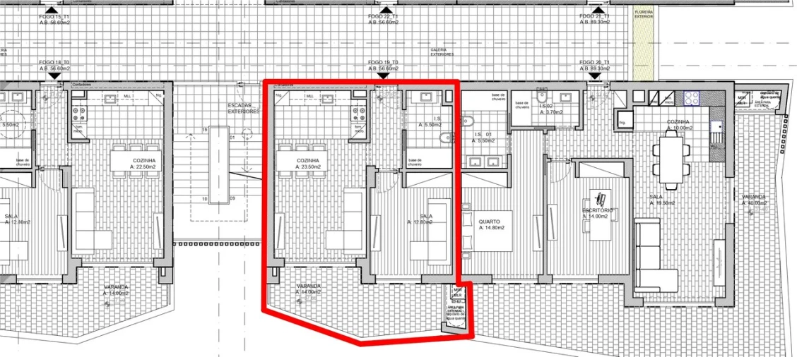 Apartamento T1 para Venda em Portimão Foto 34