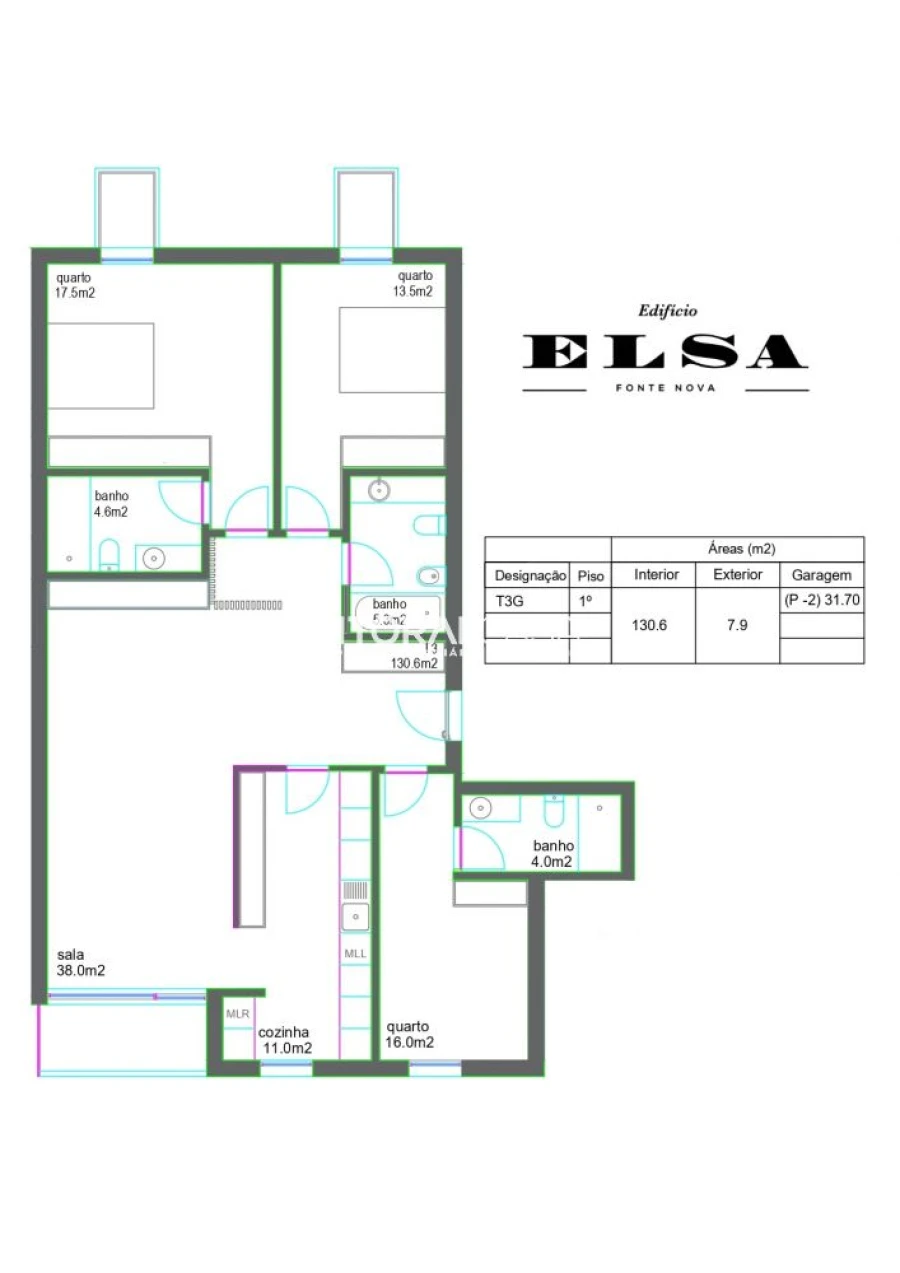 Apartamento T3 para Venda em Glória e Vera Cruz Foto 5
