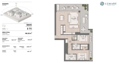 Apartamento T2 para Venda em Quarteira