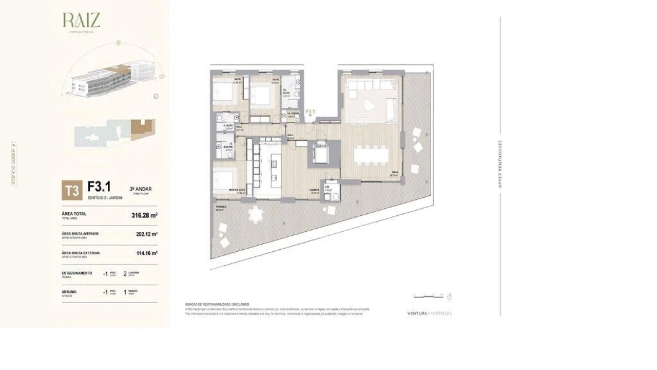 Apartamento T3 para Venda em Aldoar, Foz do Douro e Nevogilde Foto 21