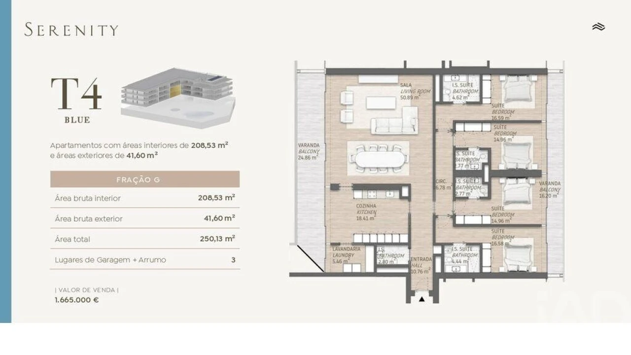 Apartamento T4 para Venda em Quarteira Foto 22