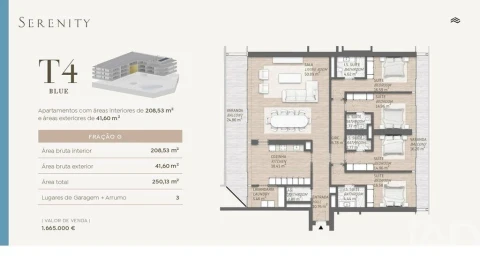 Apartamento T4 para Venda em Quarteira