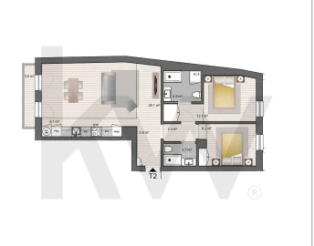 Apartamento T2 para Venda em Paranhos