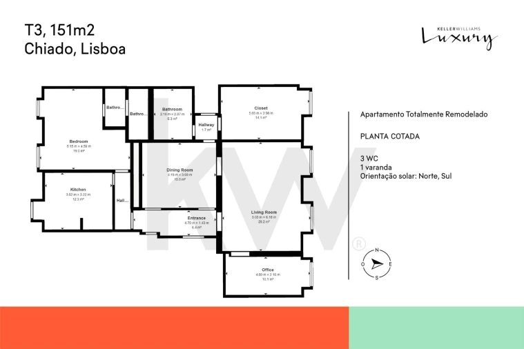 Apartamento T3 para Venda em Misericórdia Foto 37