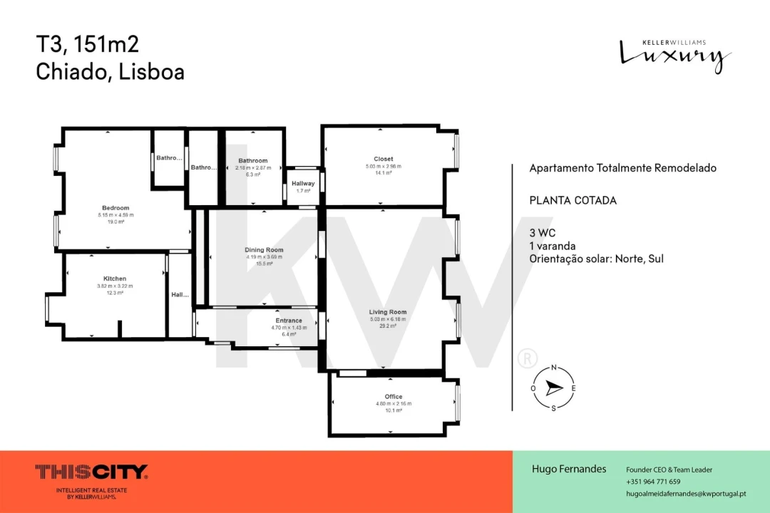 Apartamento T3 para Venda em Misericórdia Foto 37