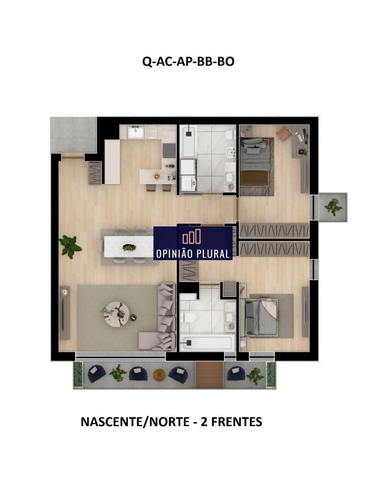 Apartamento T2 para Venda em Avintes Foto 17