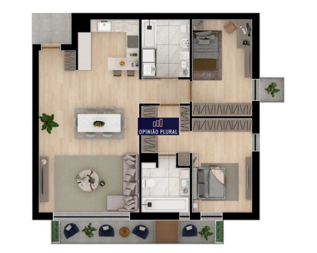 Apartamento T2 para Venda em Avintes Foto 13