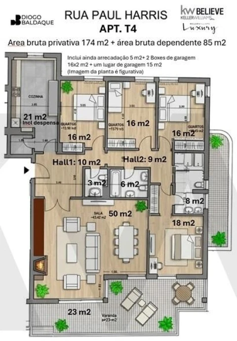 Apartamento T4 para Venda em Oeiras e São Julião da Barra, Paço de Arcos e Caxias