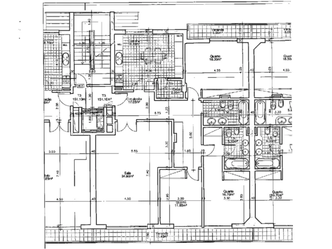 Apartamento T3 para Venda em Pinhal Novo Planta 1