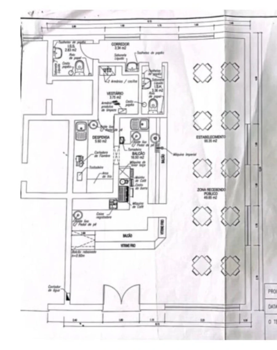 Negócio para Venda em Palmela Planta 1