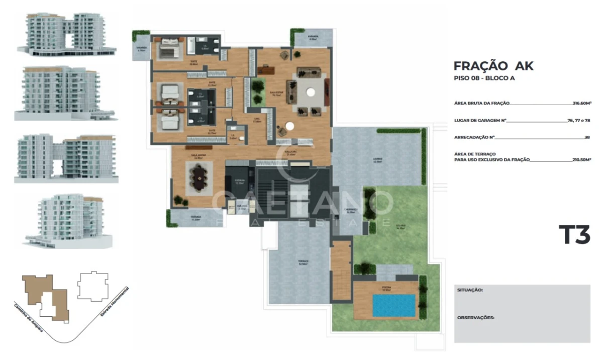 Apartamento T3 para Venda em São Martinho Foto 5