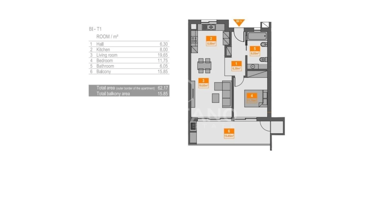 Apartamento T1 para Venda em Portimão Foto 17