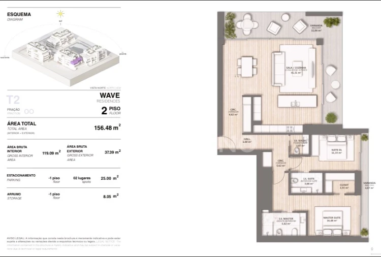 Apartamento T2 para Venda em Quarteira Foto 22