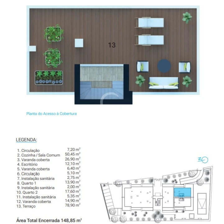 Apartamento T3 para Venda em Portimão Foto 11