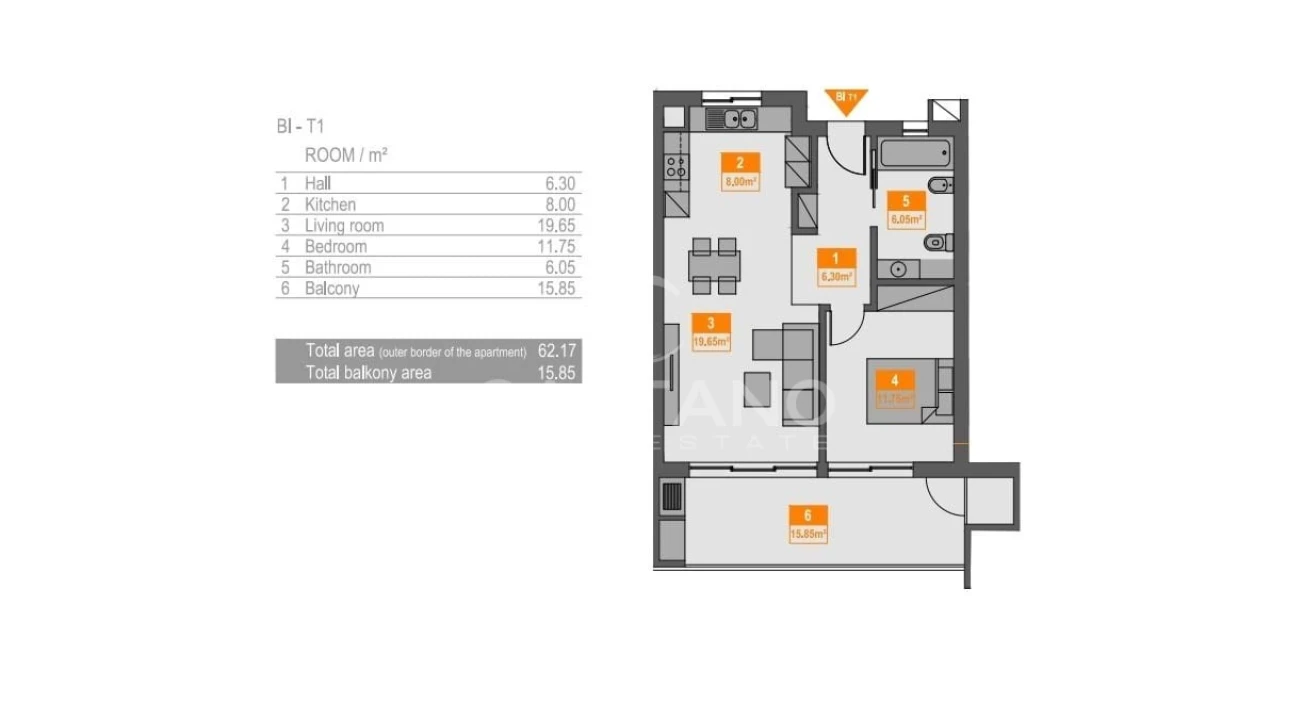 Apartamento T1 para Venda em Portimão Foto 17