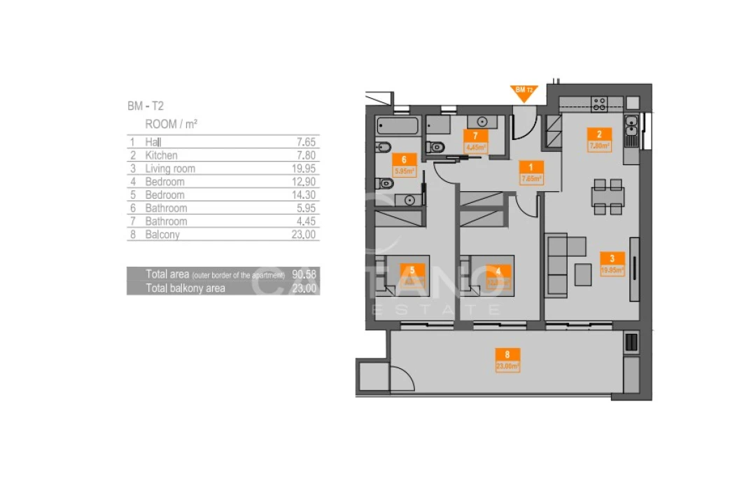 Apartamento T2 para Venda em Portimão Foto 17