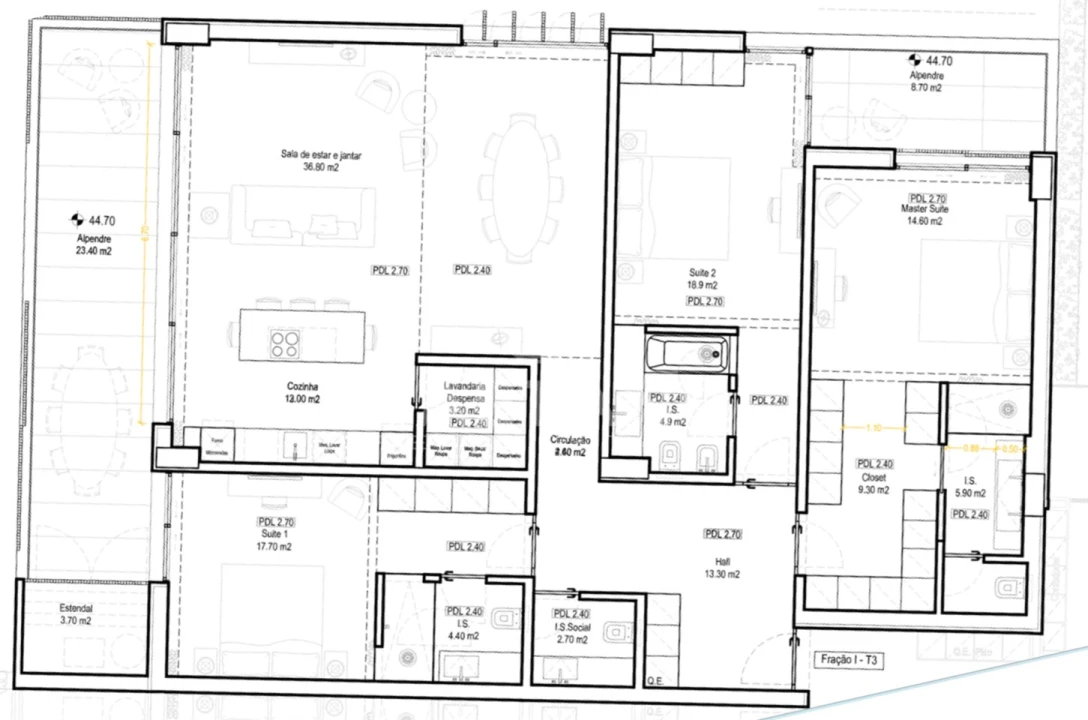 Apartamento T3 para Venda em São Martinho Foto 3