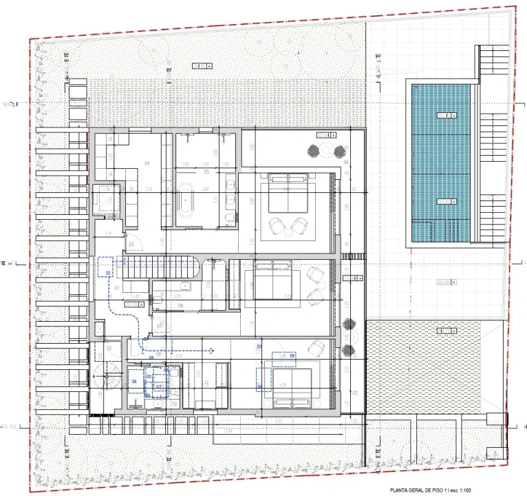 Moradia T3 para Venda em Santo Antonio Planta 2