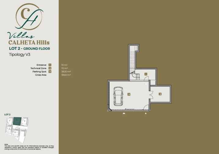 Moradia T3 para Venda em Estreito da Calheta Planta 1