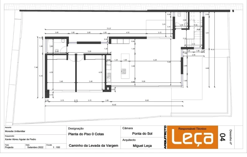 Moradia T3 para Venda em Ponta do Sol Planta 1