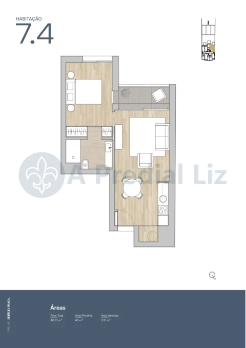 Apartamento T1 para Venda em Cedofeita, Santo Ildefonso, Sé, Miragaia, São Nicolau e Vitória