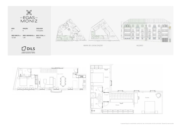 Apartamento T3 para Venda em Cedofeita, Santo Ildefonso, Sé, Miragaia, São Nicolau e Vitória Planta 1