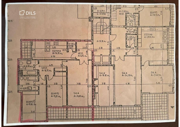 Apartamento T2 para Venda em Cascais e Estoril Planta 1