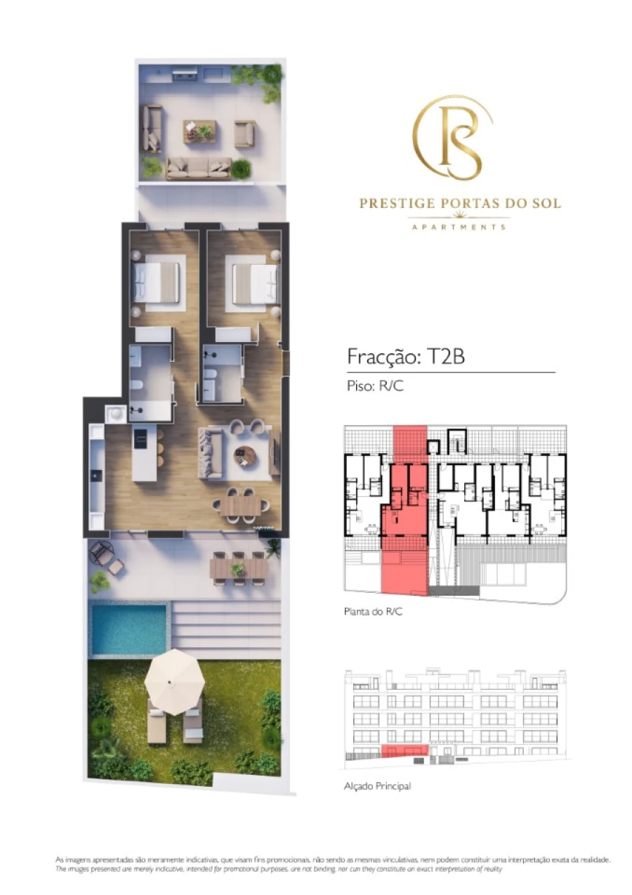 Apartamento T2 para Venda em Tavira (Santa Maria e Santiago) Planta 1