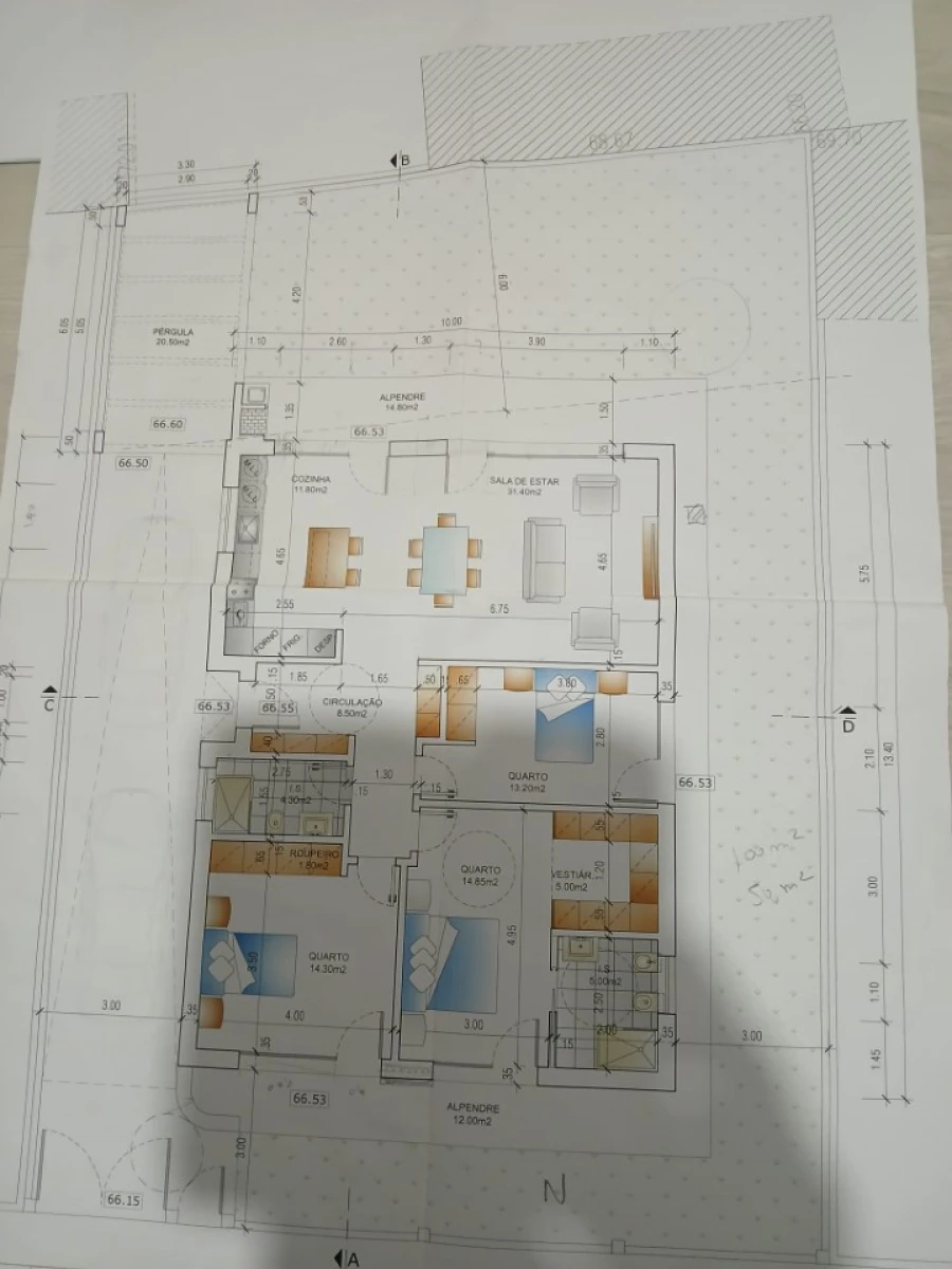 Moradia T3 para Venda em Fernao Ferro Planta 1