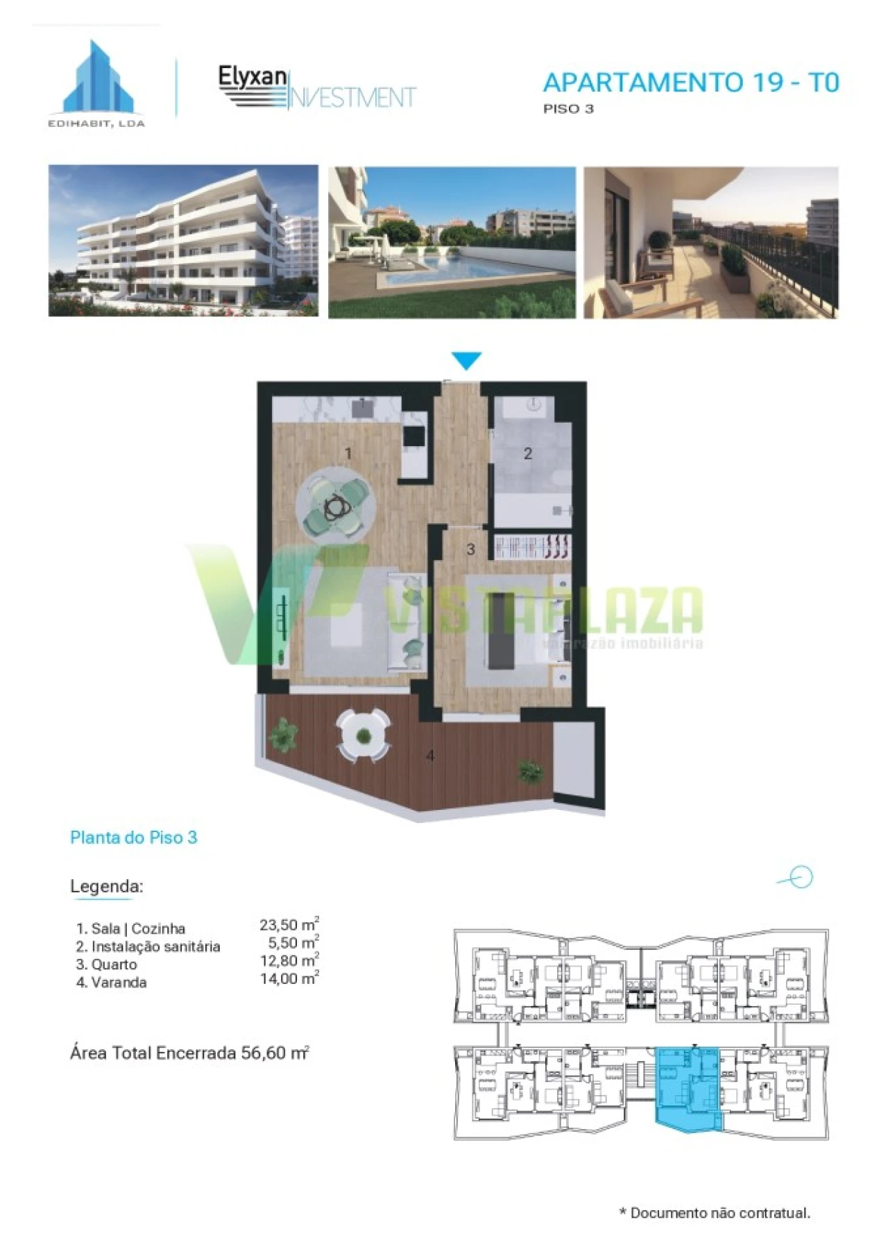 Apartamento T1 para Venda em Portimão Foto 27
