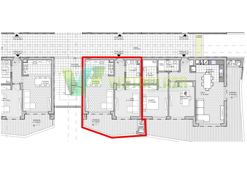 Apartamento T1 para Venda em Portimão Foto 33