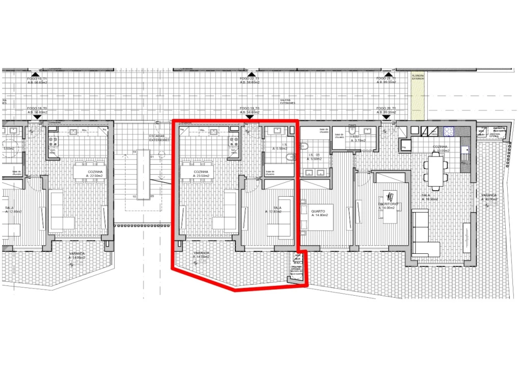 Apartamento T1 para Venda em Portimão Planta 11