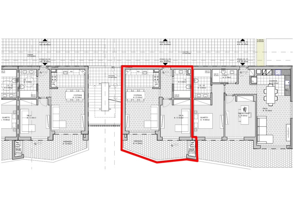 Apartamento T1 para Venda em Portimão Planta 17
