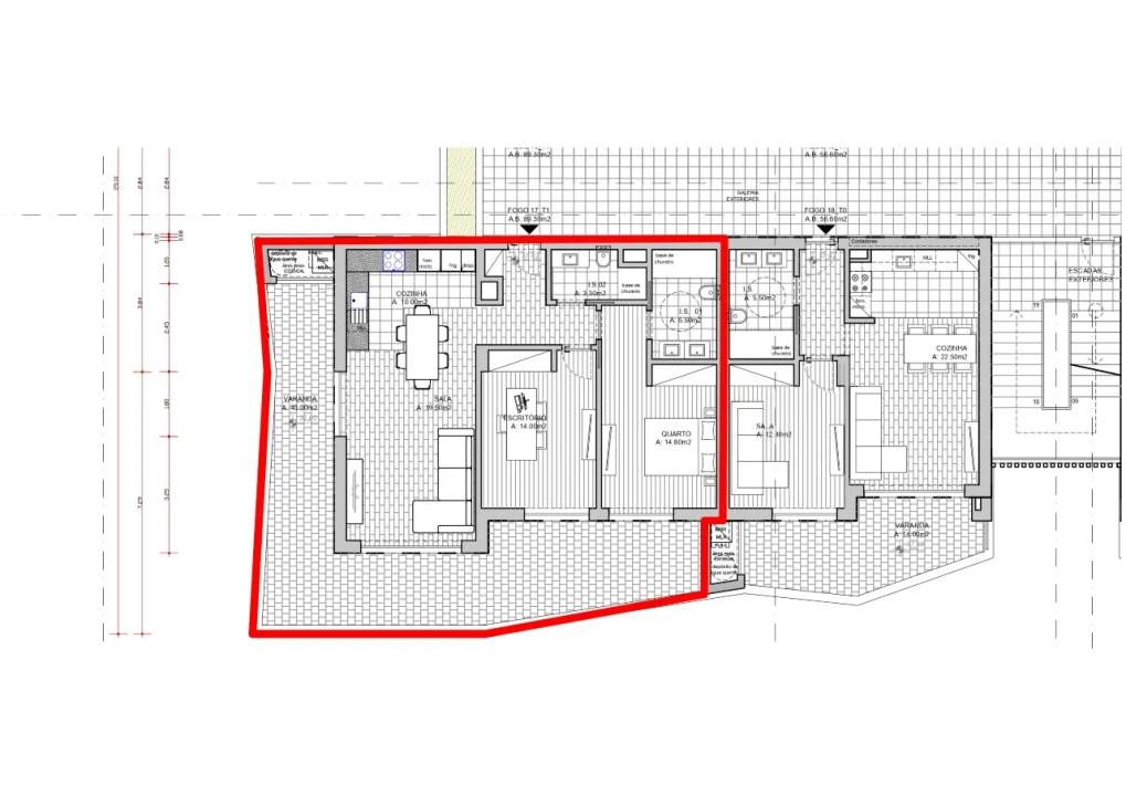 Apartamento T2 para Venda em Portimão Planta 10