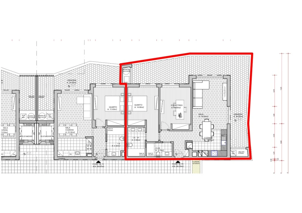 Apartamento T2 para Venda em Portimão Planta 13