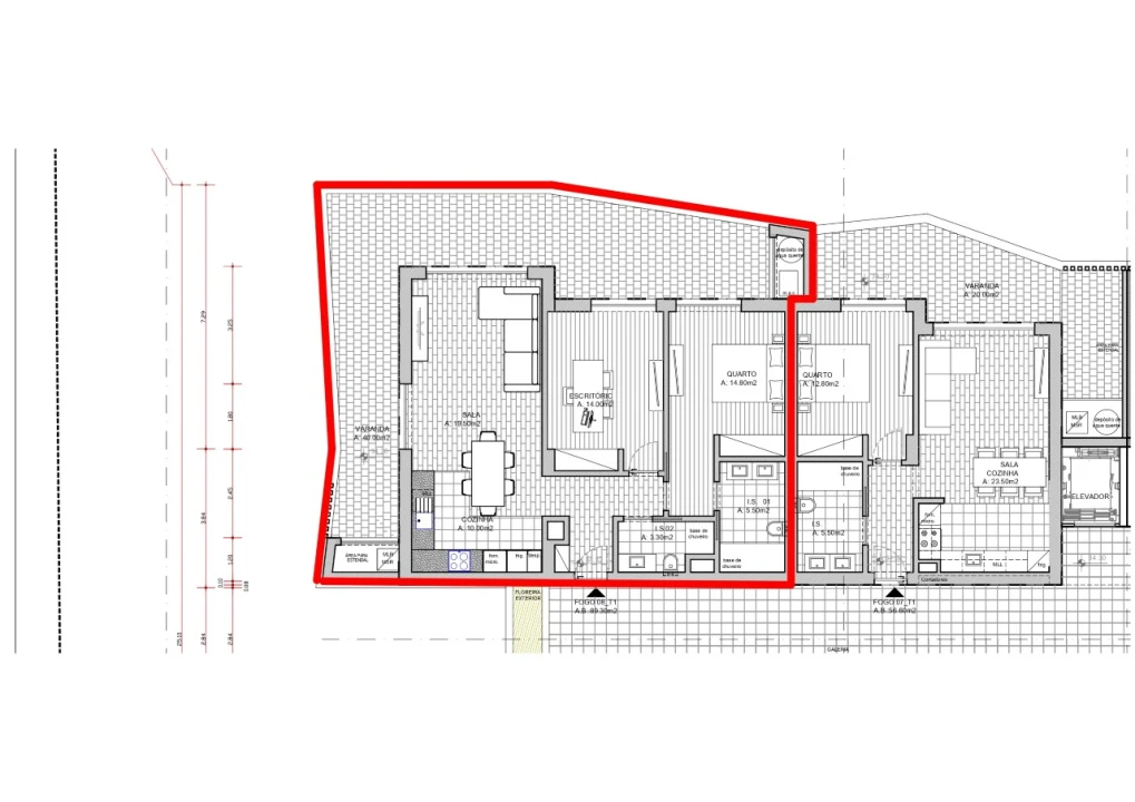 Apartamento T2 para Venda em Portimão Planta 16
