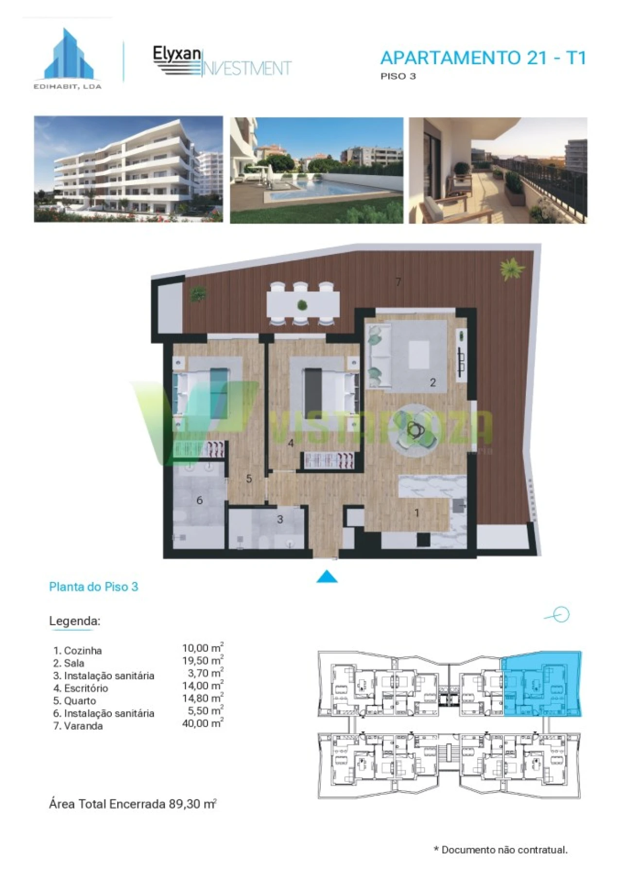 Apartamento T2 para Venda em Portimão Foto 24