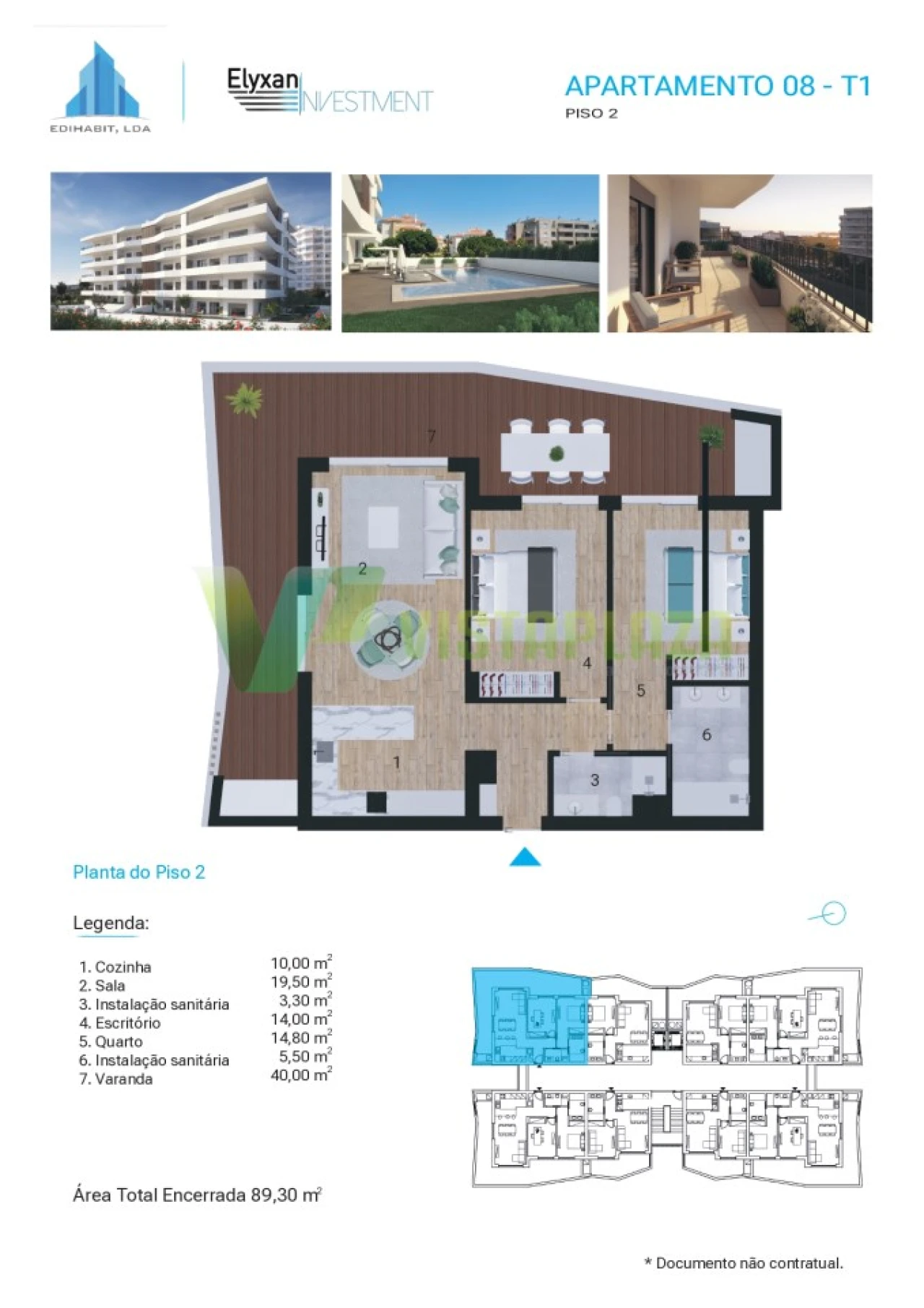 Apartamento T2 para Venda em Portimão Foto 25