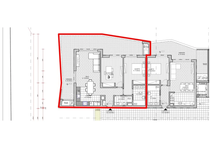 Apartamento T2 para Venda em Portimão Planta 16