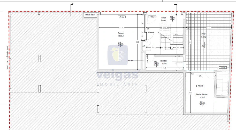 Moradia T3 para Venda em Vau Planta 2
