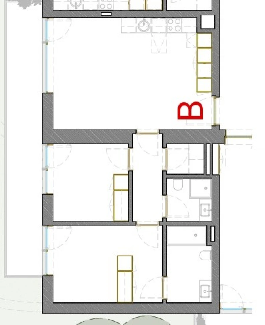 Apartamento T2 para Venda em Ramalde Planta 1