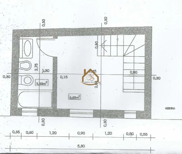 Moradia T1 para Venda em Lagos (São Sebastião e Santa Maria) Planta 2