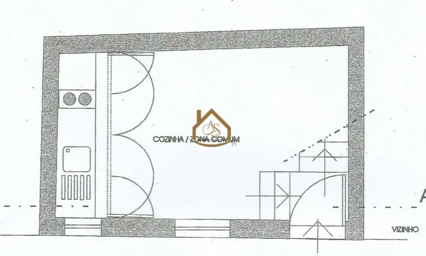 Moradia T1 para Venda em Lagos (São Sebastião e Santa Maria) Planta 1