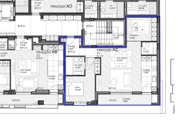 Apartamento T1 para Venda em Antas e Abade de Vermoim Foto 24