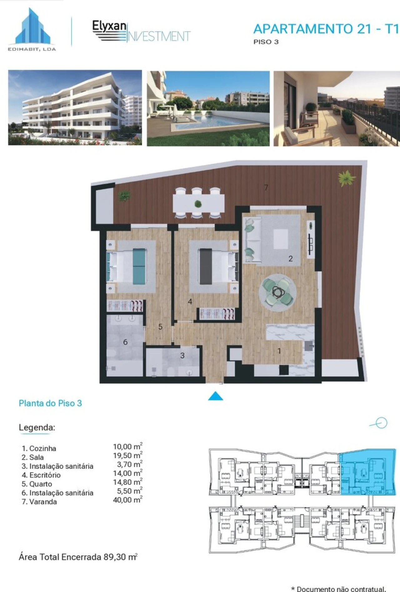 Apartamento T2 para Venda em Portimão Foto 24