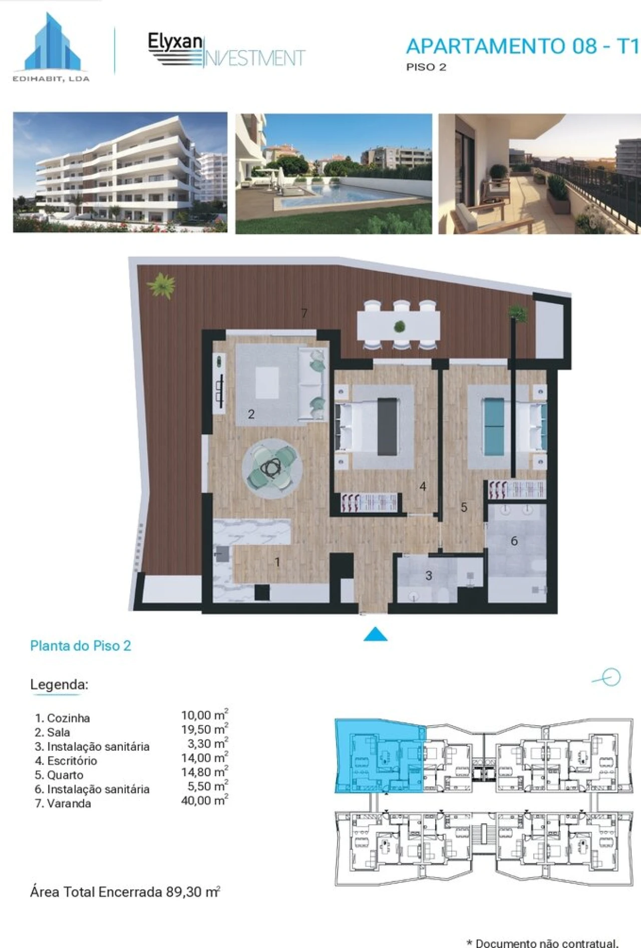 Apartamento T2 para Venda em Portimão Foto 25