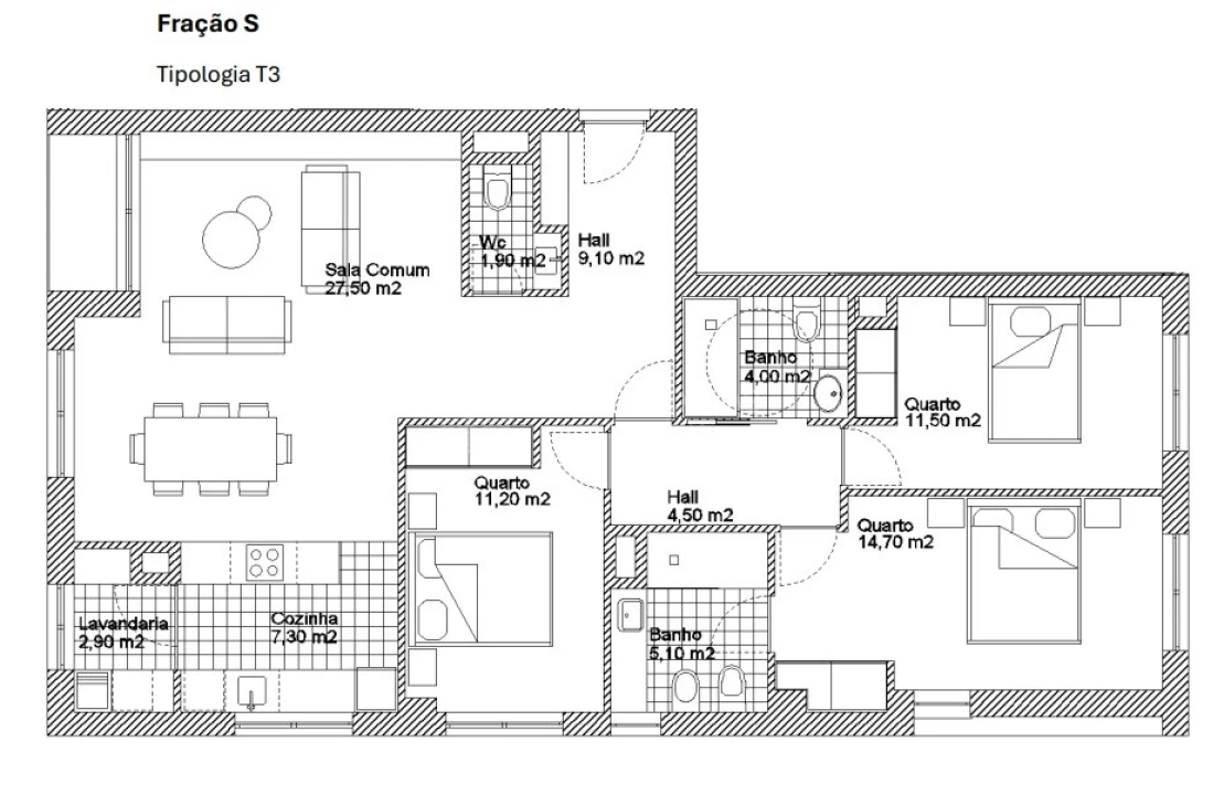 Apartamento T3 para Venda em Ermesinde Foto 11