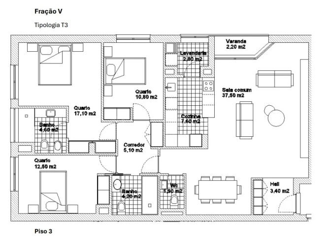 Apartamento T3 para Venda em Ermesinde Foto 11