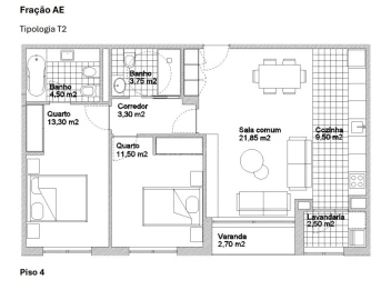 Apartamento T2 para Venda em Ermesinde