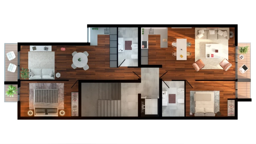 Apartamento T1 para Arrendamento em Ramalde Planta 1